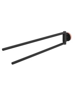 Urban håndklestang svingbar 45 matt sort