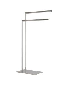 Tube håndklestativ 2-armet krom