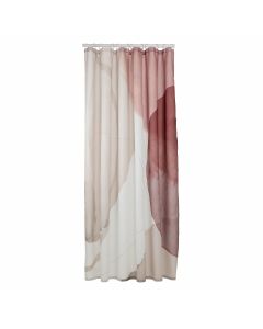 Sealskin Earth Dusjforheng 180x200 Mørk rosa / Off-white