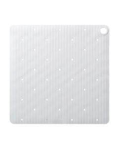 Ribb antisklimatte 55x55 hvit m/krok