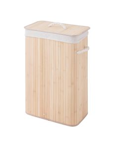 Bamboo skittentøyskurv natur