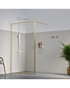 Contour Walk-in A3 140 børstet gull