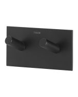 Square dobbel krok matt sort