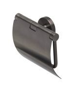 Nemox toalettrullholder med lokk gun metal