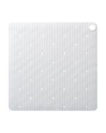 Ribb antisklimatte 55x55 hvit m/krok