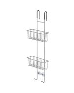 Dusjkurv dobbel for dusjvegg krom 25mm