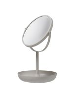 Brix 2-sidig bordspeil gråbeige