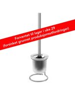 Onu toalettbørste krom, frittst.