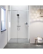 Contour Skyvedør 120 børstet stål
