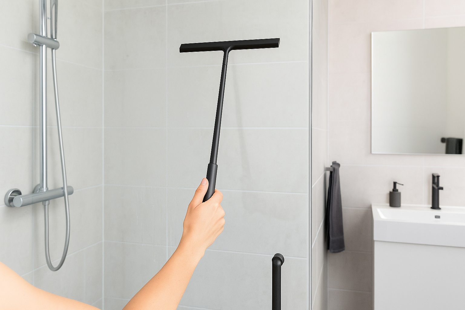 Senso dusjnal med teleskopskaft